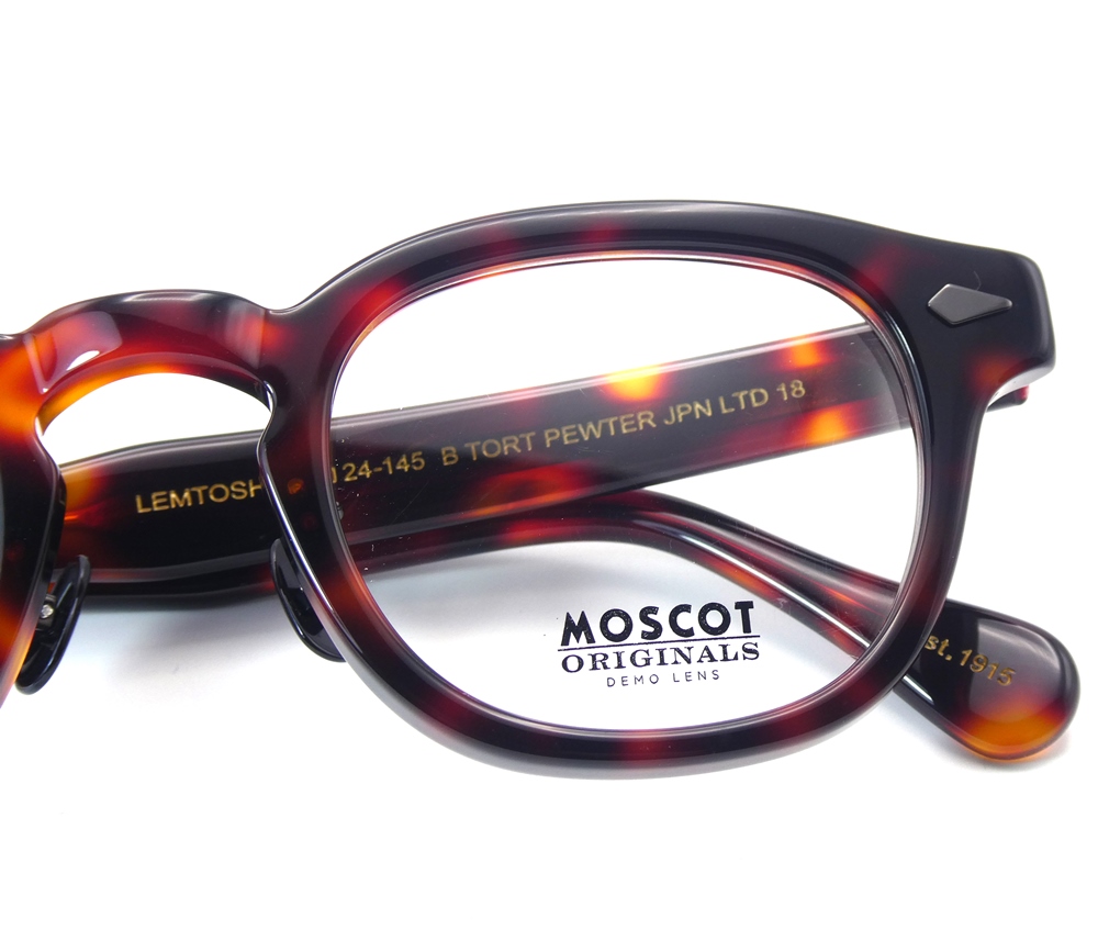 MOSCOT(モスコット) LEMTOSH（レムトッシュ） COL.B TORT PEWTER 日本