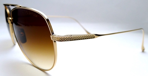 DITA FLIGHT.004 12K Gold w/ Dark Brown to Clear ｜ メガネパーク