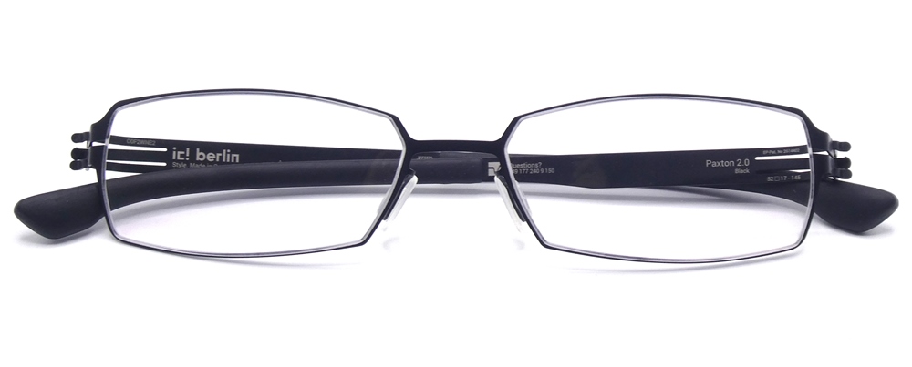ic! berlin（アイシーベルリン） Paxton 2.0（パクストン2.0） Black