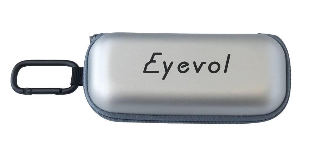 Eyevol のカラビナ付きケース】Eyevol（アイヴォル） ZIP SOFT CASE SV