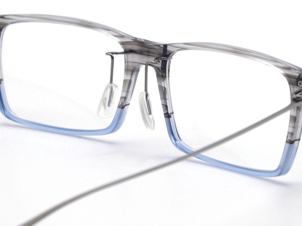 Kazuo Kawasaki（カズオ カワサキ） ACT-Seven C1（BK-BLUE） - メガネ