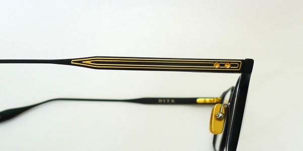 DITA BIRCH BLACK GOLD 伊達メガネ DITA（ディータ） BUCKEYE（+）（バックアイプラス） DTX149-A-01