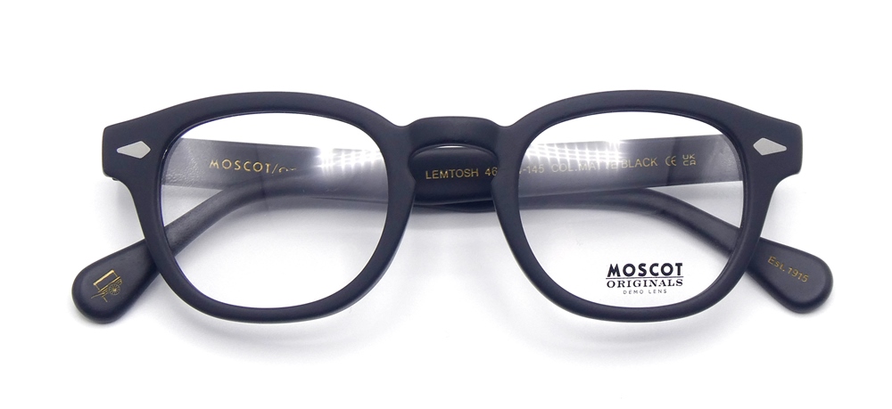 MOSCOT（モスコット） LEMTOSH（レムトッシュ） COL.MATTE BLACK