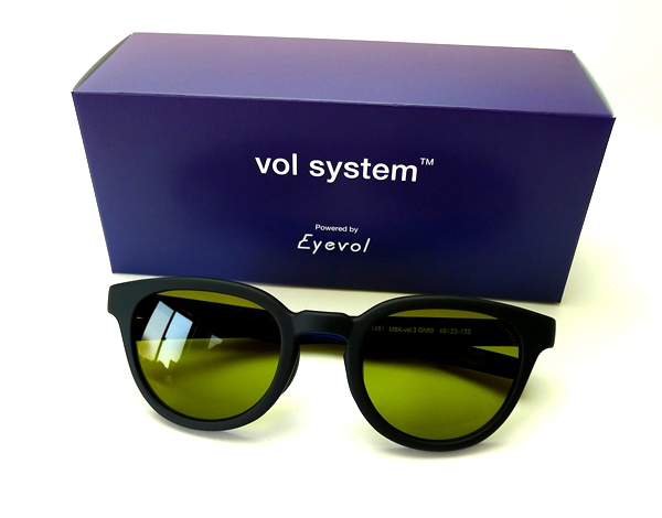 Eyevolから生まれた最高級グレードのレンズレーベル「vol system」搭載サングラス】Eyevol（アイヴォル） LEIFER Ⅲ （レイファー  スリー） MBK-vol.3 GN69 | メガネパーク・ブレス オンラインショップ | メガネ・サングラスの通販サイト