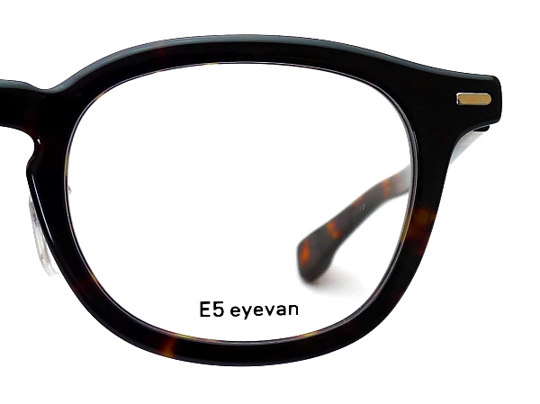 未使用 E5 eyevan イーファイブ アイヴァン メガネフレーム p21E 日本製 ウェリントン CR/ST クリア/シャーリングチタン 61004286 E5 eyevan / p21 掛け心地最高級ラージサイズセルフレーム｜東京・中目黒 |