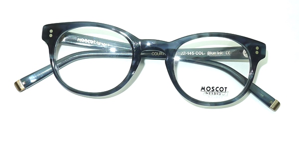 軽さと細さを表現したスピリットシリーズ】MOSCOT（モスコット） COURTNEY（コートニー）COL.Blue Ink | メガネパーク・ブレス  オンラインショップ | メガネ・サングラスの通販サイト