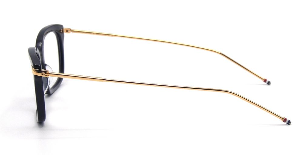 THOM BROWNE（トムブラウン） UEO701A-001-49 black / 12k gold