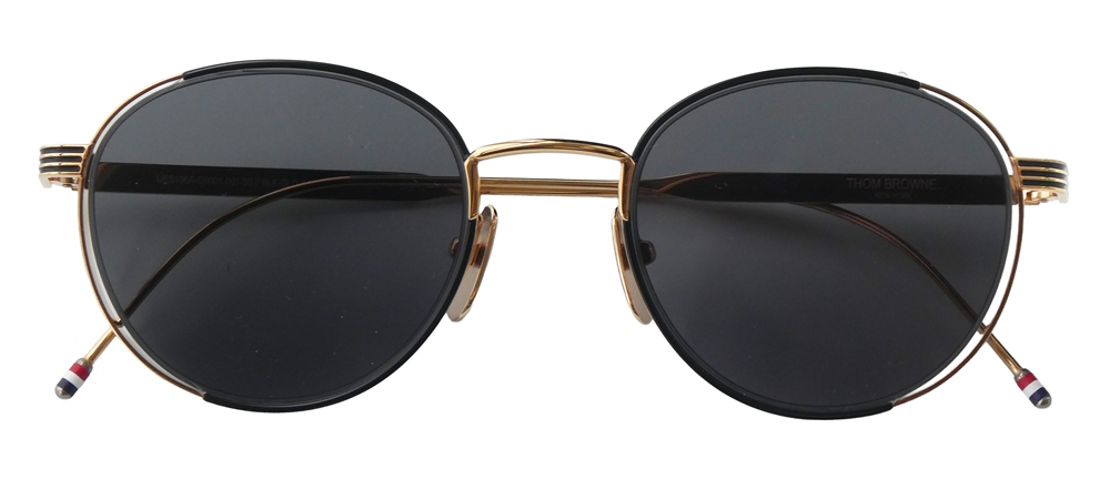 THOM BROWNE（トムブラウン） UES106A-G0001-50 // BLK-GLD //3N