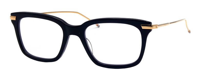 THOM BROWNE（トムブラウン） UEO701A-001-49 black / 12k gold