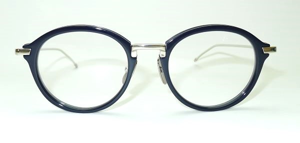 福山さんなど有名人も愛用する人気モデル】THOM BROWNE（トムブラウン） UEO011A-415-49 navy / silver |  メガネパーク・ブレス オンラインショップ | メガネ・サングラスの通販サイト