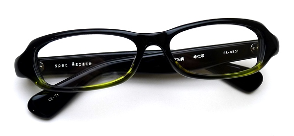 新品在庫あspec espace (スペック・エスパス) ◆ 眼鏡フレーム『ES-5041』◆ アセテート ◆ 色：グレージュ系 フルリム