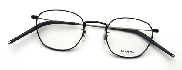 E5 eyevan イーファイブ アイヴァン m9 ウェリントン E5 eyevan（イーファイブ アイヴァン） m9 (48) MBK/ST ｜ メガネ