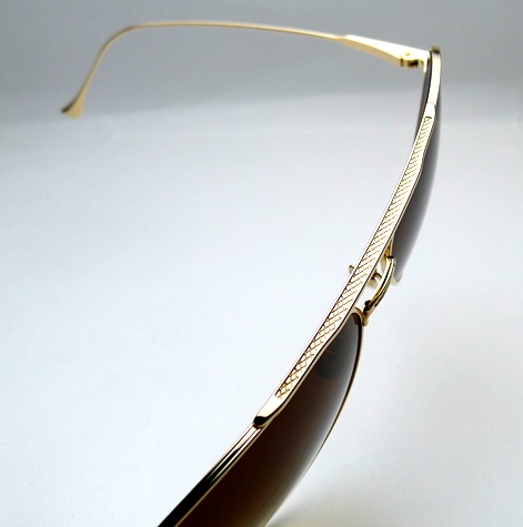 DITA FLIGHT.004 12K Gold w/ Dark Brown to Clear ｜ メガネパーク