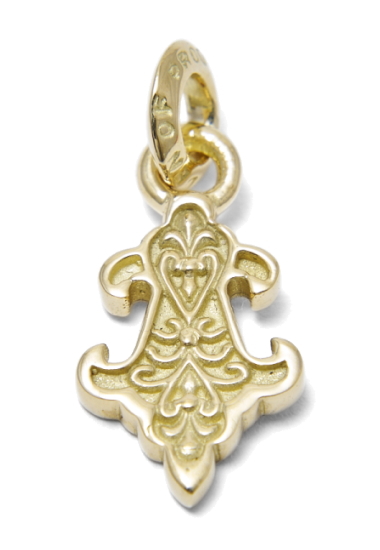 バーデンオブプルーフ k18ミドルクロス 1ダイヤゴールドネックレス