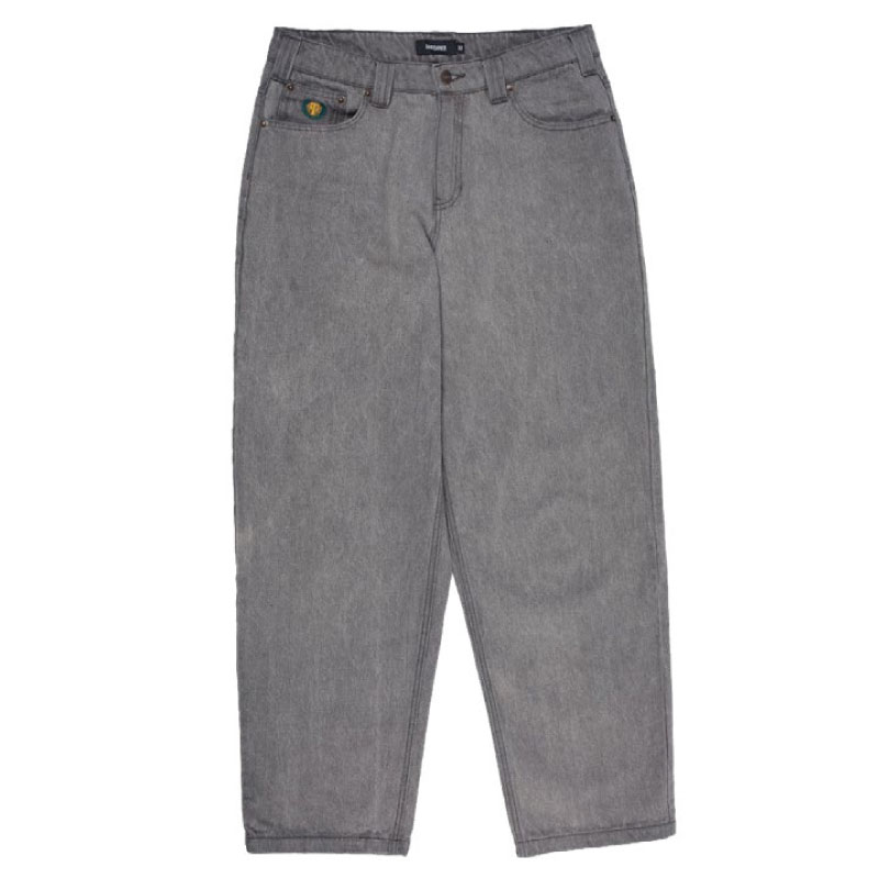 THEORIES PANTS -PLAZA JEANS- WASHED.GREY - bp trading skate