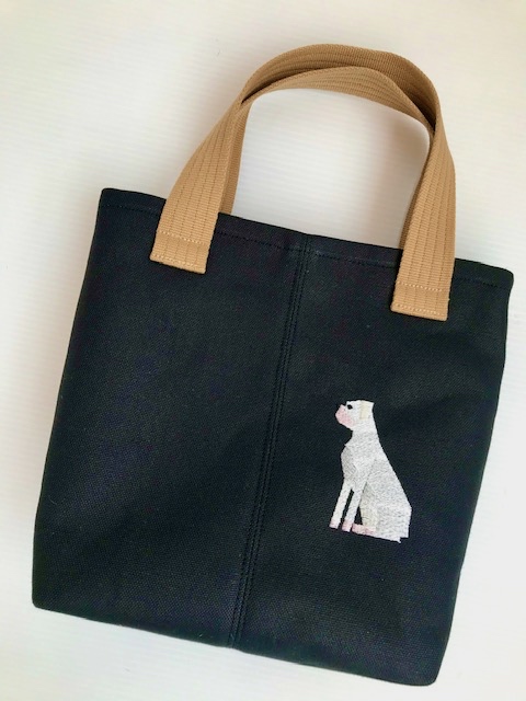 ボクサー 犬刺繍トートバッグ【R-11】6,000円（税別） | バドバド