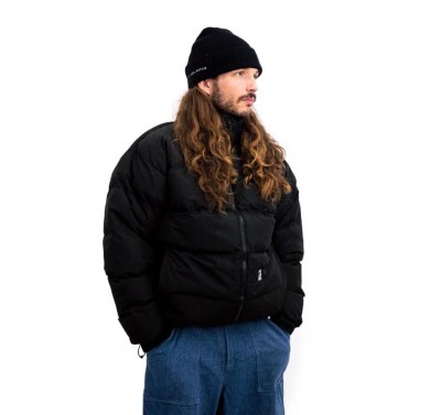 POETIC COLLECTIVE Puffer Jacket / Black | CANDY SKATEBOARDING