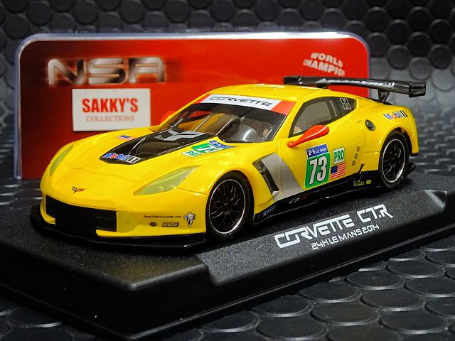 NSR 1/32 ｽﾛｯﾄｶｰ 0025-AW◇Corvette C7R Corvette C7R #73/ A.Garcia