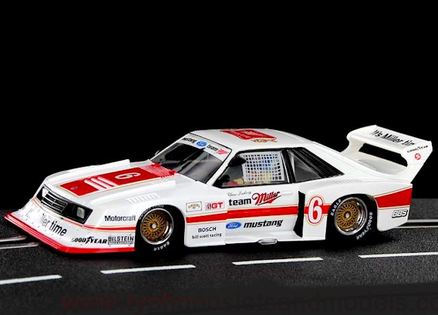 RACER / SIDEWAYS 1/32 ｽﾛｯﾄｶｰ SW46◇FORD MUSTANG TURBO Gr-5 