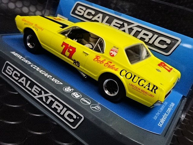 scalextric1/32 ｽﾛｯﾄｶｰ C3729◇ Mercury Cougar XR7 1967 #77