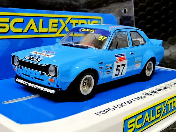 Scalextric 1/32 ｽﾛｯﾄｶｰ C4445◇ Ford Escort MK1 #57 Tony Paxman