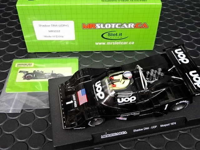 スパーク シャドウ DN4 カンナム チャンピオン ジャッキー・オリヴァー MR-Slotcar 1/32 ｽﾛｯﾄｶｰ MR1032◇ Shadow DN4 #1 