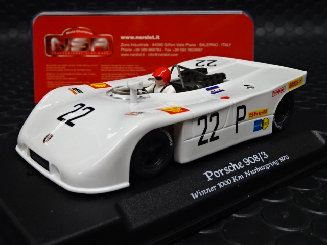NSR 1/32 ｽﾛｯﾄｶｰ 0058-SW◇ Porsche 908/3 Spyder NSRのニューモデル