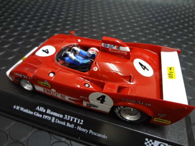 Slot Racing Company 1/32 ｽﾛｯﾄｶｰ SRC 00701◇ALFA ROMEO 33TT12CAMPARI  #4/D.Bell u0026 H.Pescarolo WATKINS GLENN 1975 SRC新製品、アルファ33TT12が早くも入荷！☆絶対に後悔させない超お勧めモデル！！  | NASCAR・スロットカー・ミニカーの専門店u003cu003cサッキーズ ...