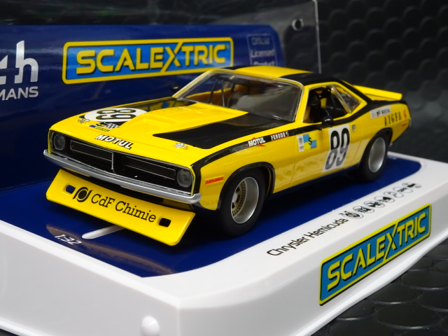 Scalextric 1/32 ｽﾛｯﾄｶｰ C4345 ◇ Chrysler Hemicuda #89 Le Mans 1975.  ﾊｲﾃﾞｨｰﾙﾓﾃﾞﾙ ☆ルマン24時間出場車・ヘミクーダが入荷！ | NASCAR・スロットカー・ミニカーの専門店<<サッキーズ・コレクションズ大阪>>  by CAR-BOX