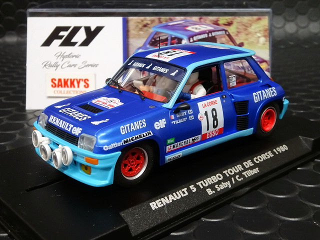 FLY 1/32 ｽﾛｯﾄｶｰ E2042◇Renault 5 Turbo #18/Bruno Saby & Christian 