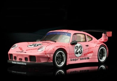 Revoslot 1/32 ｽﾛｯﾄｶｰ RS0110◇Porsche 911 GT2 #23 ” Pink Pig” 精巧