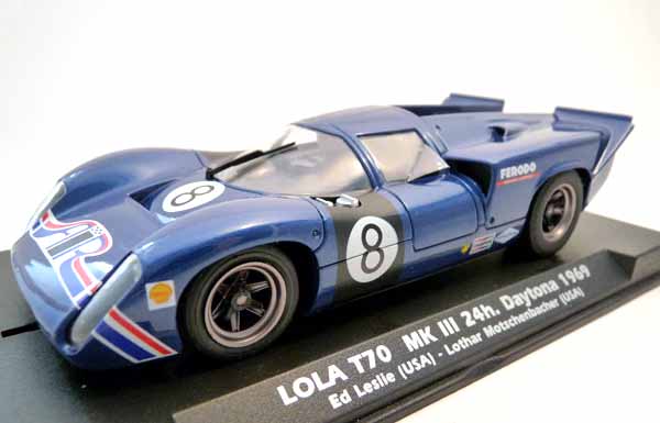 FLY 1/32 ｽﾛｯﾄｶｰ 705102◇ LOLA T70 MkIII #8James Garner Daytona 