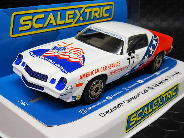 Scalextric 1/32 ｽﾛｯﾄｶｰ C4300◇ Chevrolet Camaro Z28 ＃77/Peter