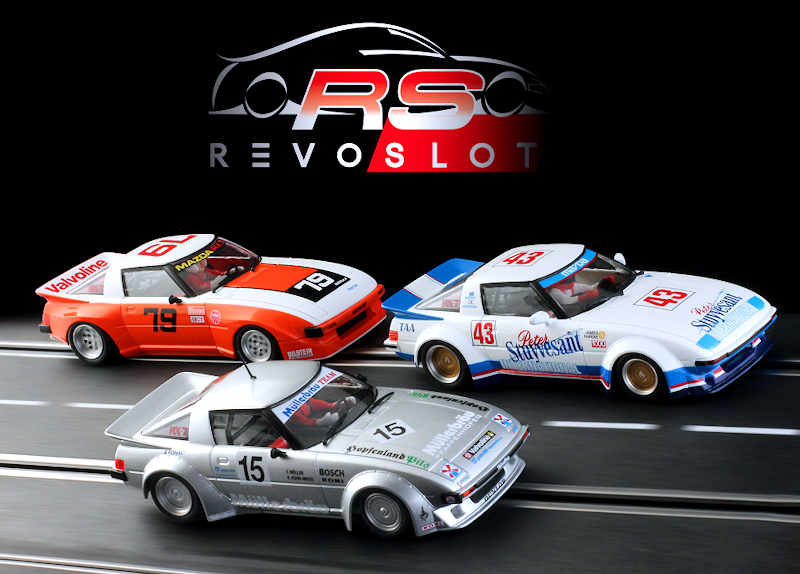 Revoslot 1/32 ｽﾛｯﾄｶｰ RS0292 ◇ Mazda RX-7 #15 Mullerbrau. 金製