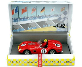 ［レア］60年代リンドバーグ1/32フェラーリF1　スロットカー組立てキット LeMans miniatures 1/32 ｽﾛｯﾄｶｰ 132091-17M◇Ferrari TR60 #17/Ricardo