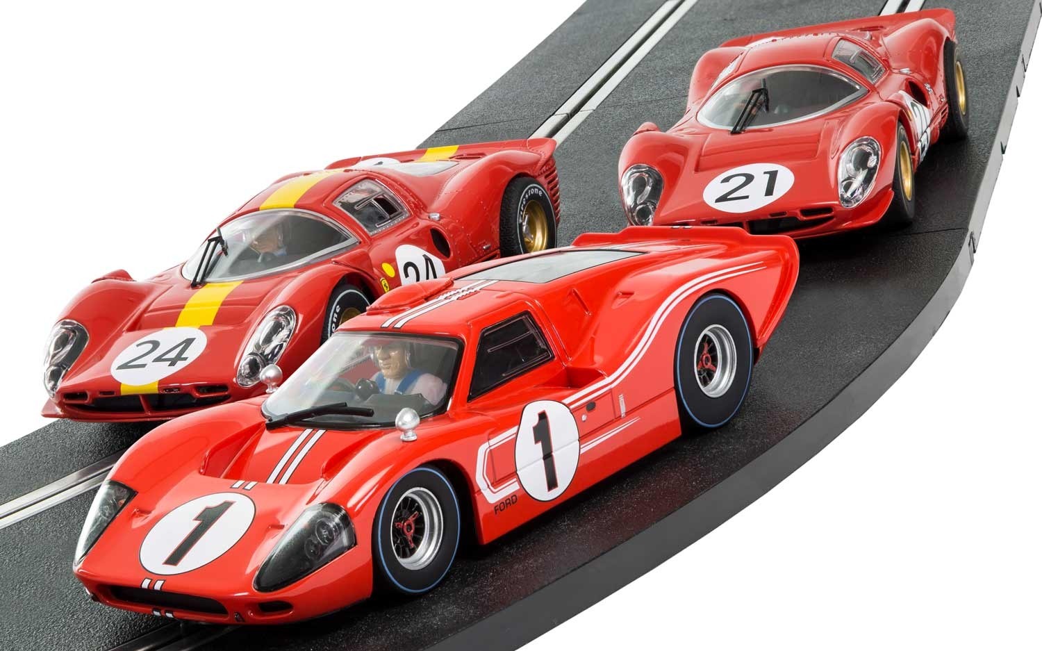 Scalextric 1/32 ｽﾛｯﾄｶｰ C3892A ◇ LeMans 1967 3-car LIMITED-BOX set