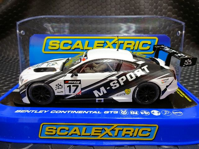 Scalextric 1/32 ｽﾛｯﾄｶｰ C3595 - M-SPORT BENTLEY CONTINENTAL #17