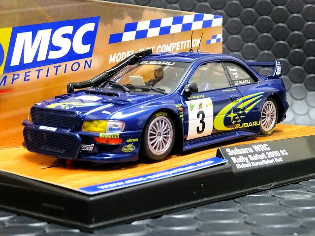 MSC 1/32 ｽﾛｯﾄｶ- 6042◇SUBARU IMPREZZA WRC #3 Rallye safari
