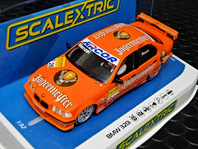 Scalextric 1/32 ｽﾛｯﾄｶｰ C4624◇ BMW E36 320i ”Jagermeister” #26