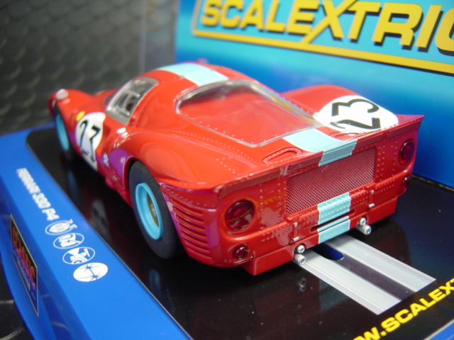 Scalextric 1/32 ｽﾛｯﾄｶｰ ◇Ferrari 330 P4 1967. #23 Red/Blue  ☆ヘッドライトとテールが点灯します。☆希少！ | NASCAR・スロットカー・ミニカーの専門店<<サッキーズ・コレクションズ大阪>> by  CAR-BOX