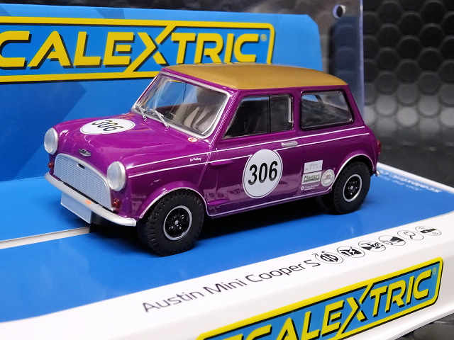 scalextric 1/32 ｽﾛｯﾄｶｰ C4545◇ Austin Mini Cooper S #306/Jo Polley