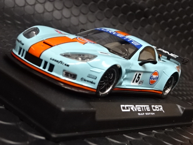 NSR 1/32 ｽﾛｯﾄｶｰ 0044-AW◇ CORVETTE C6R ZR1 #15 ”GULF EDITION” 秋の最新商品☆ガルフ・ コルベット。☆再入荷完了です！ | NASCAR・スロットカー・ミニカーの専門店<<サッキーズ・コレクションズ大阪>> by CAR-BOX