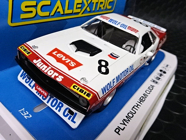 Scalextric 1/32 ｽﾛｯﾄｶｰ C4247◇ Plymouth Barracuda Chrysler