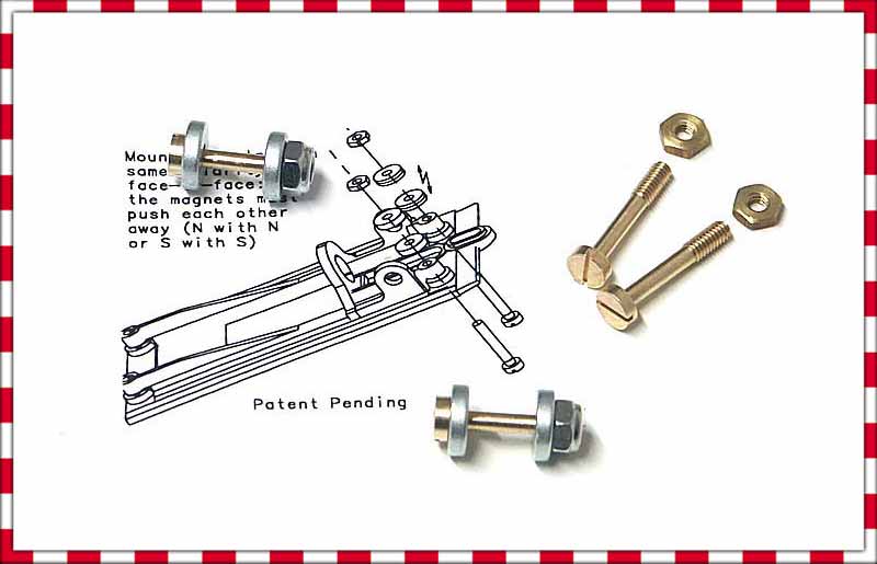 Slot.it スロットカー パーツセット プレス タイヤ モーターマグネット Slot It製 1/32ｽﾛｯﾄｶ-ﾊﾟｰﾂ ☆マグネットサスペンションKIT
