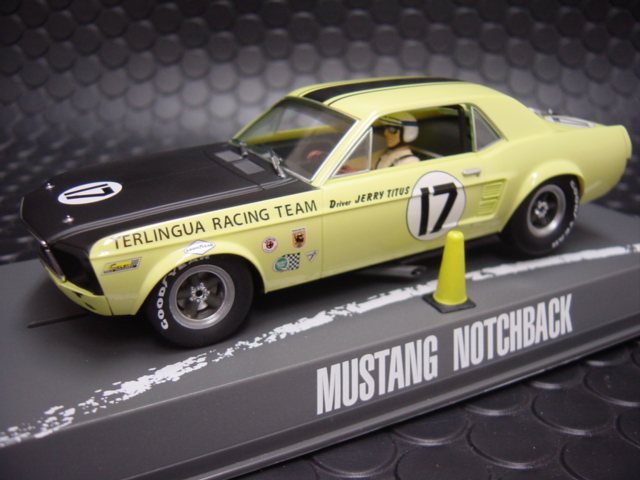 Pioneer 1/32ｽﾛｯﾄｶｰ ☆1967 Ford Mustang Notchback '67 Trans-Am Champion