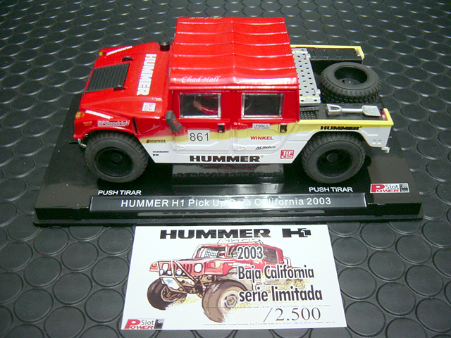 PowerSlot 1/32ｽﾛｯﾄｶｰ ☆Hummer H1 Pick Up Baia California 2003 絶版 