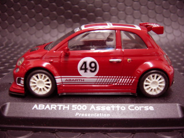 NSR Abarth 500 Assetto Corse スロットカー 1/32 NSR 1/32ｽﾛｯﾄｶｰ ◇Abarth 500 Assetto Corse/RED 