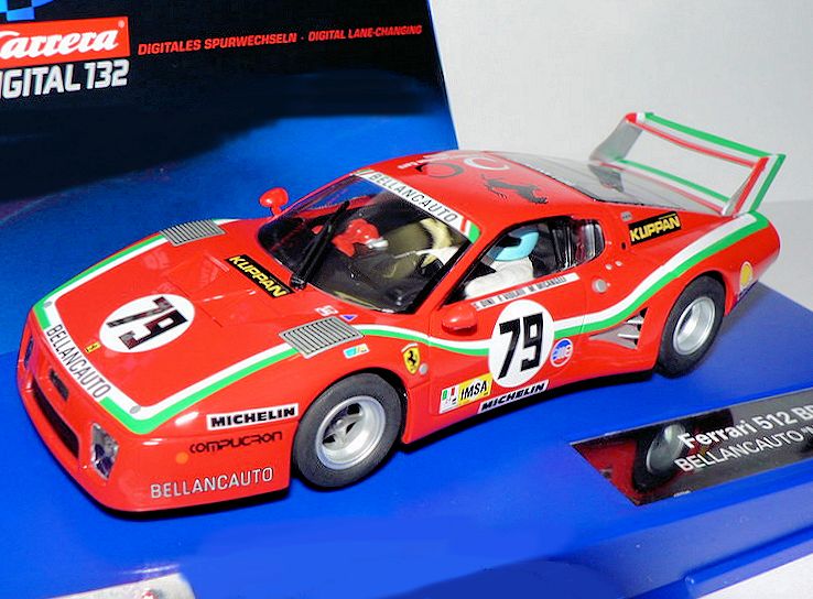 Carrera Digital 132 30577 Ferrari 512 BB LM. Bellancauto #79 1980
