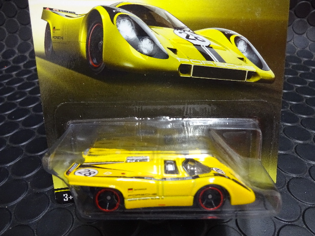 ﾎｯﾄｳｨｰﾙ 1/64 ﾀﾞｲｷｬｽﾄﾓﾃﾞﾙ HW-Porsche Seres☆ PORSCHE 917K イエロー