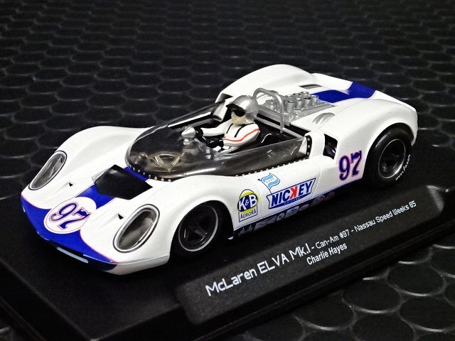 Thunder Slot 1/32 ｽﾛｯﾄｶｰ CA00404-SW◇McLaren ELVA Mk1 #97/Charlie Hayes.  Can-Am Nassau Speedweek 1965, マクラーレンElva MkI ！☆再入荷完了～ | NASCAR・スロットカー・ミニカーの専門店<<サッキーズ・コレクションズ大阪>>  by CAR-BOX